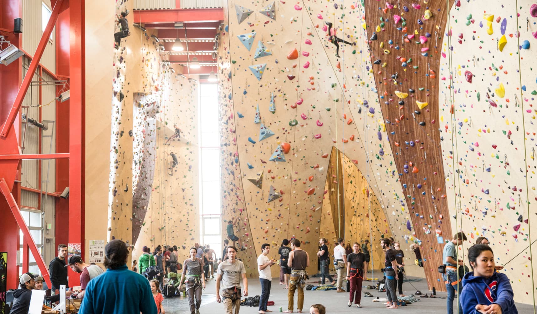 rock climbing wall texture