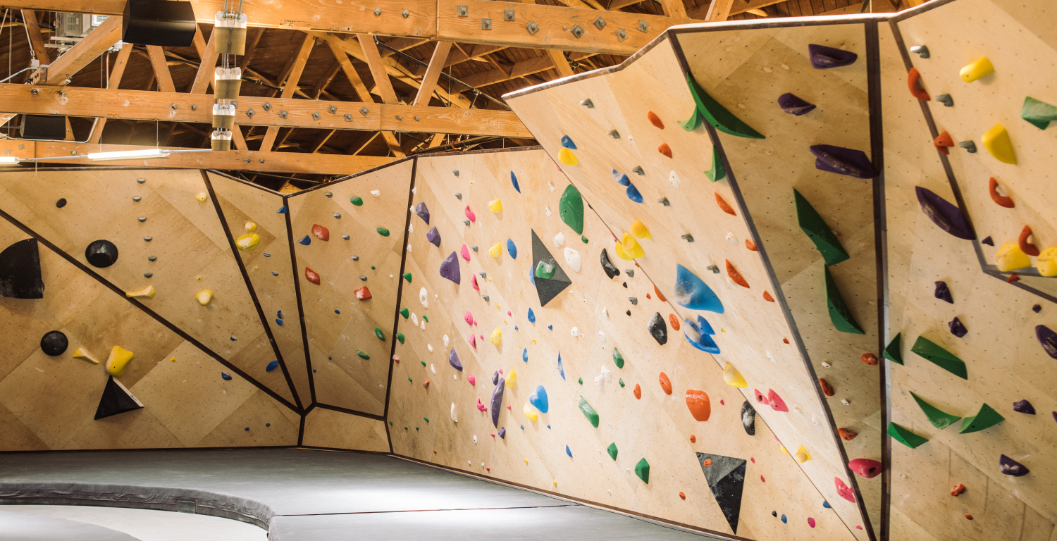 Long Beach Rising climbing gym: MLM panels and walls