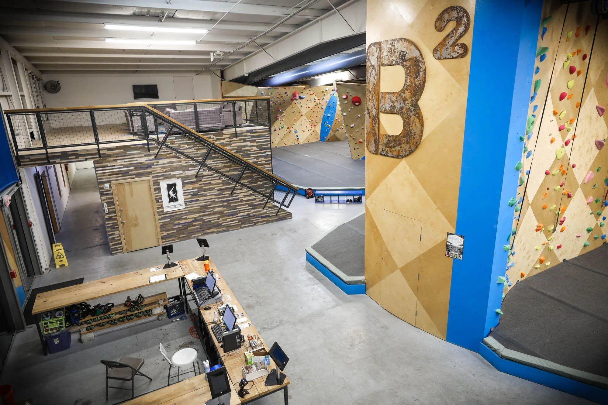 Unassuming from the outside, this facility has an impressive amount of openness and space within, once members arrive and explore. The layout allows for a large capacity without feeling cramped.
