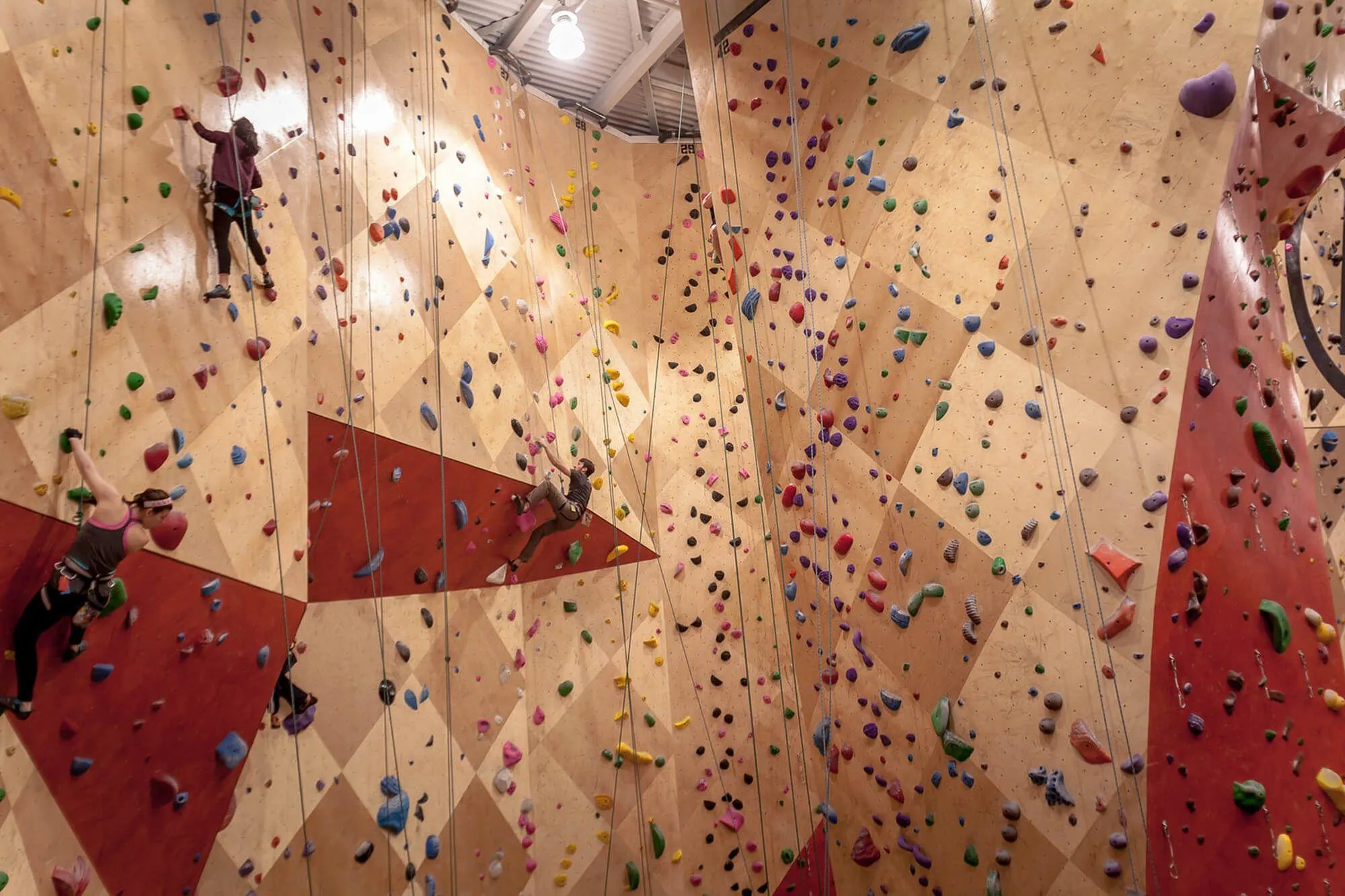 Distinct and purposeful argyle pattern is more than evident here on these custom ARC walls made for BKB. 
