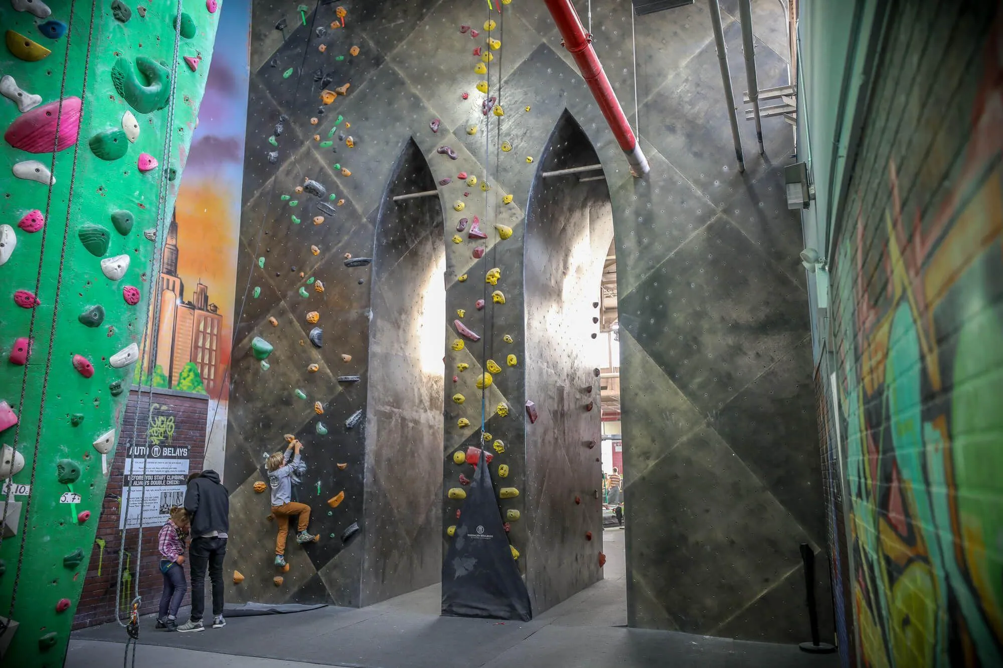 The iconic arches at BKB were integral to the owners' original vision for the facility to create a truly local brand. 
