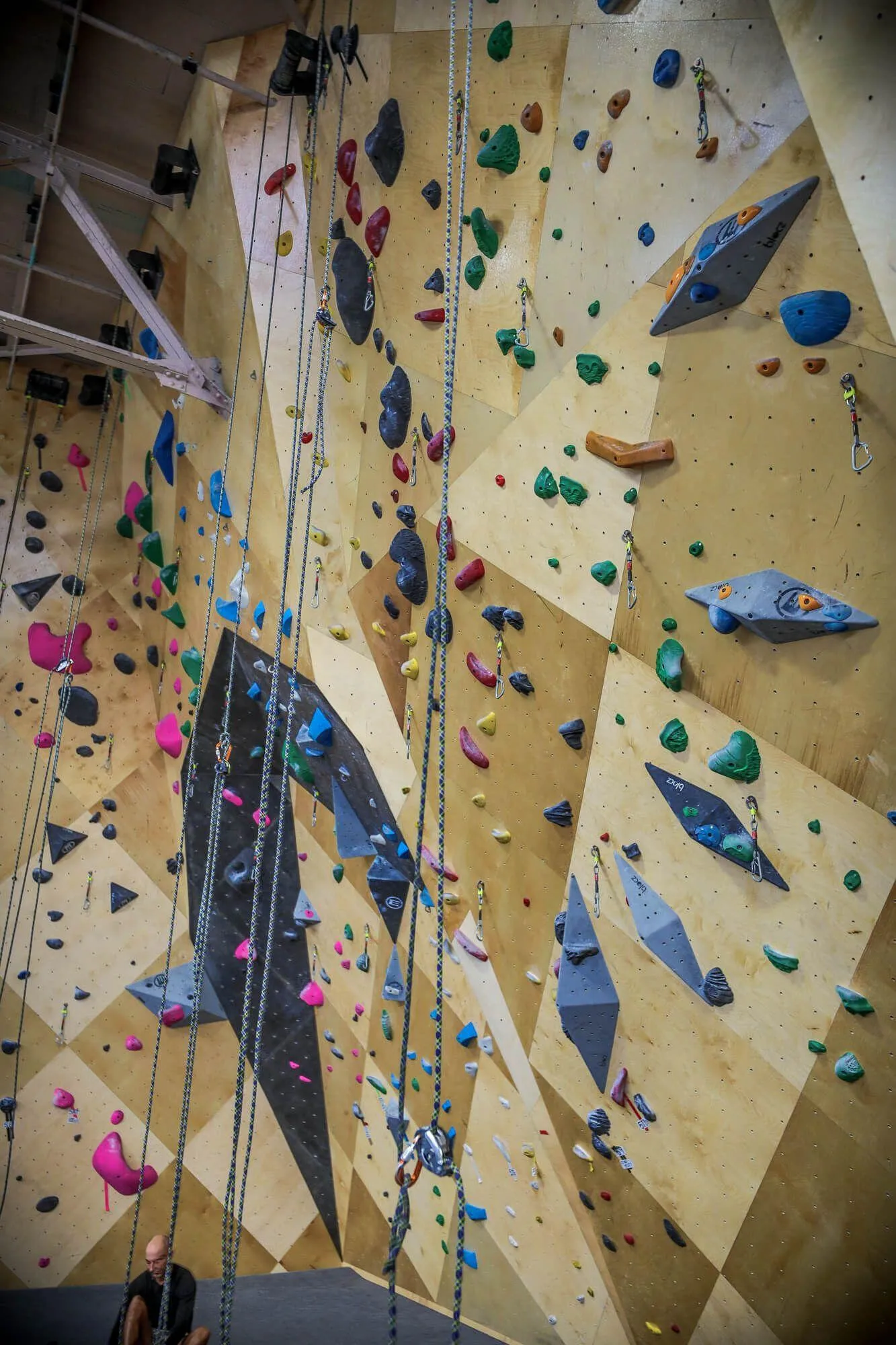 Hard to believe that you can get such height out of indoor climbing in a massively-dense area like NYC. But when properly-planned and executed as this project was in just nine weeks, the result can be stunning and stand the test of time.

