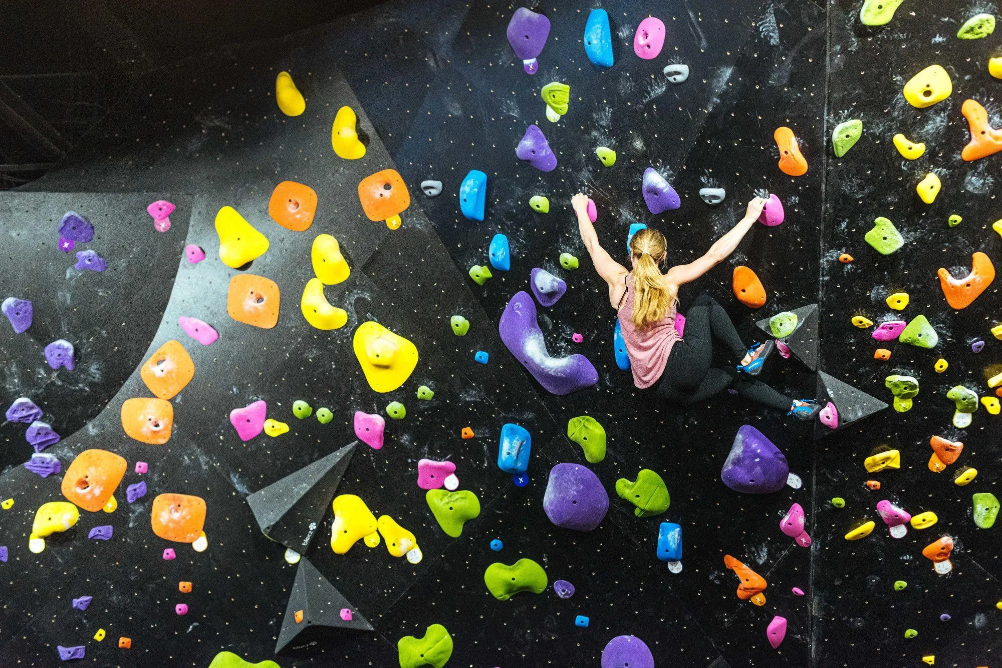 Another view of the bouldering area.