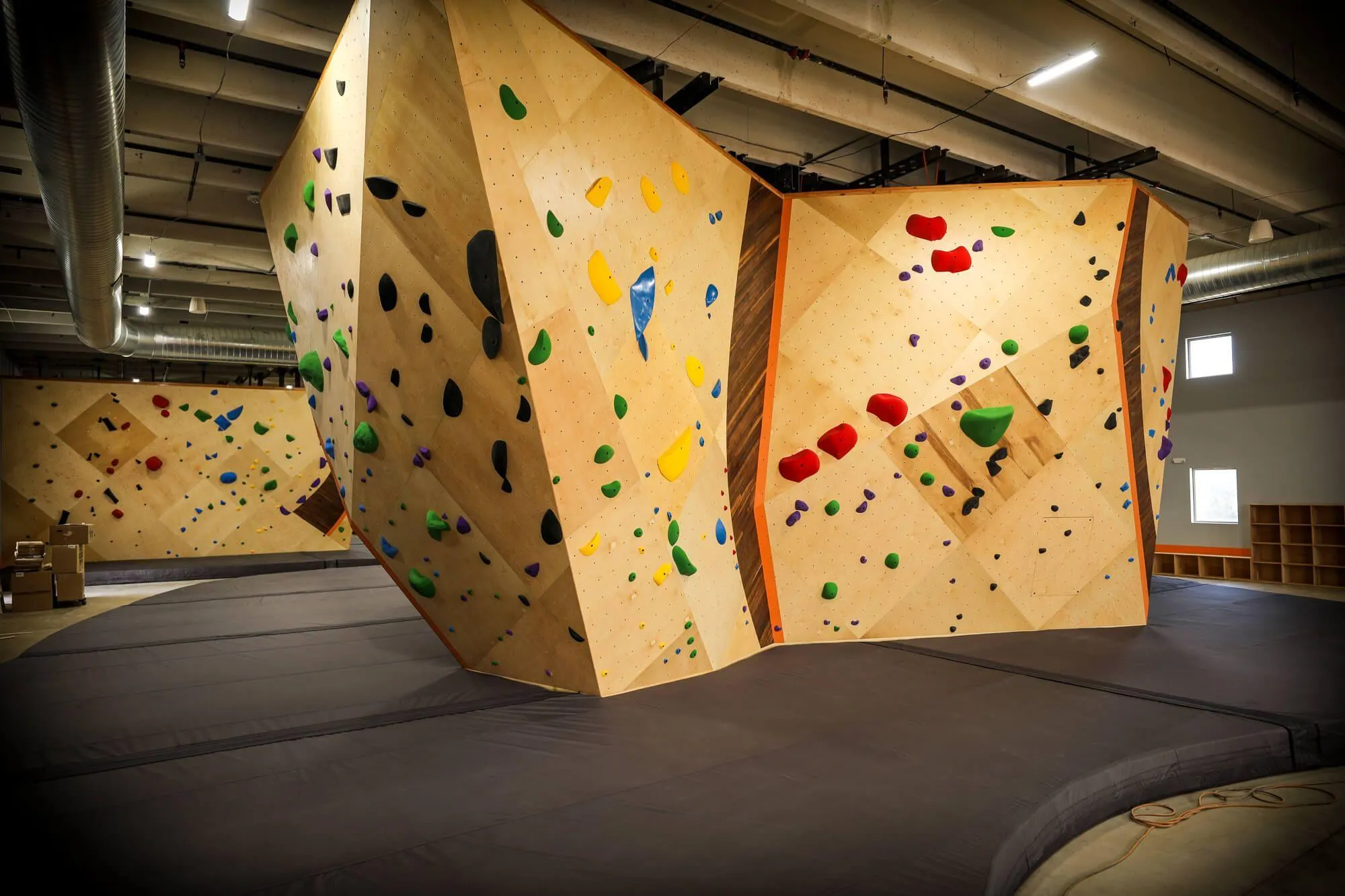 The backside of the central freestanding boulder, you can get a feel for just how massive this structure really is. It was a challenge to design and construct, but the result is unlike anything found elsewhere.