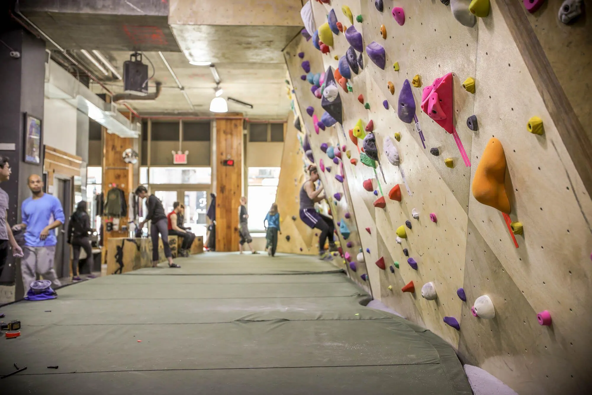 This view from about mid-way through the facility looking forward, shows not only how wavy and distinct the ARC walls are but also that there is plenty of room despite the traditionally small space.
