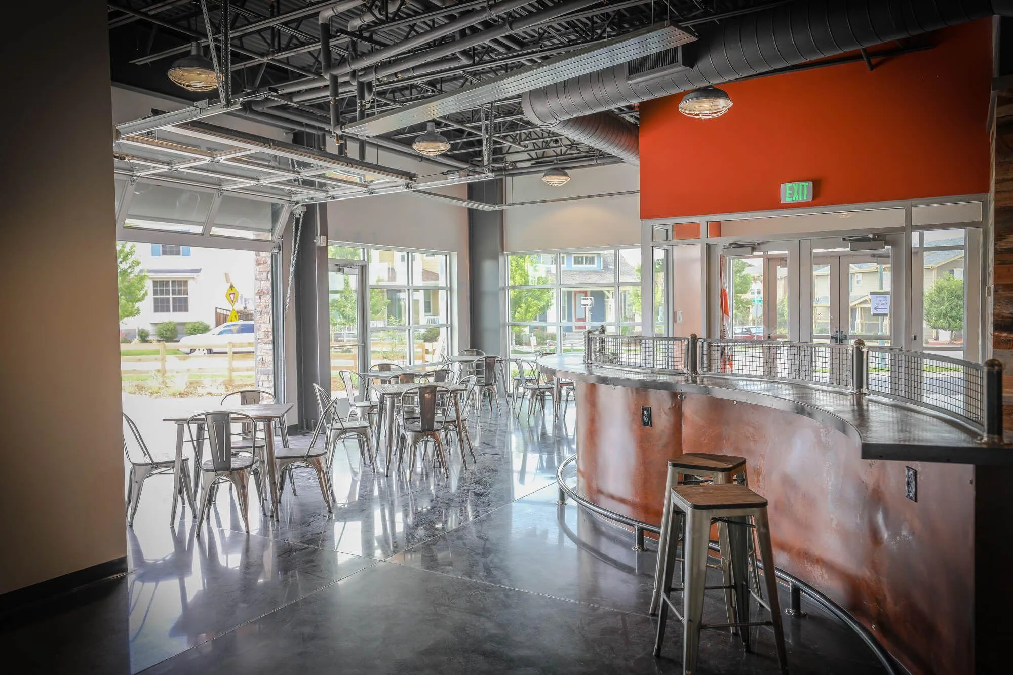 The aforementioned cafe/future beer bar area aimed to give climbers the well-rounded experience Denver is known for!
